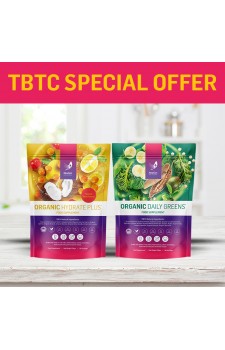 1 x Organic Daily Greens & 1 x Organic Hydrate Plus - Special offer, usual SRP £89.98